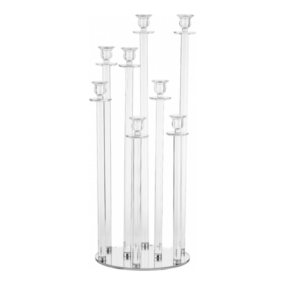 Crystal 6-Light Center Table Candle Holder H.77cm