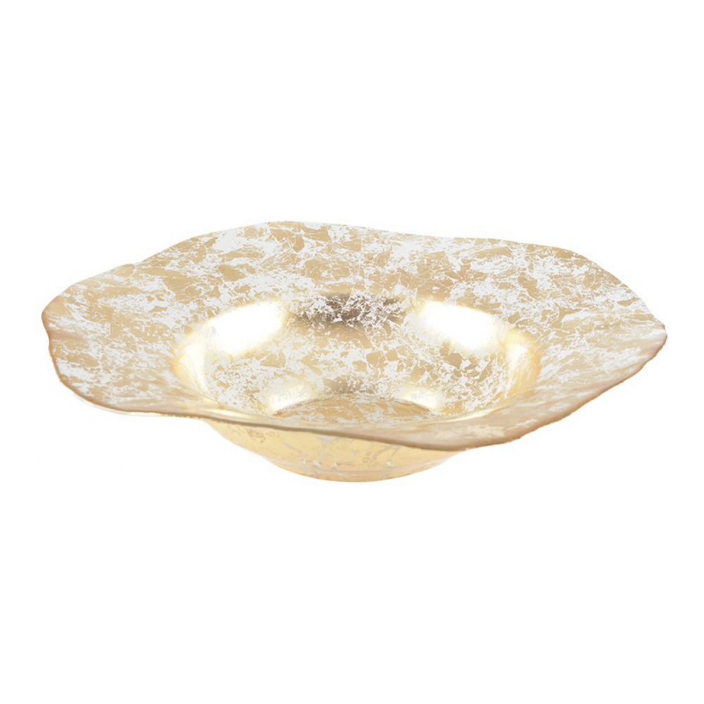 Grande Coupe Dentelle Dorée 42x42x10cm