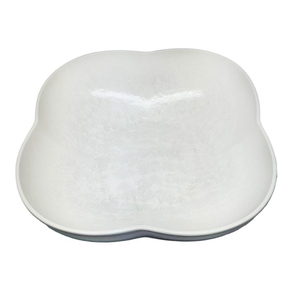 White Floral Porcelain Salad Bowl 25.5cm