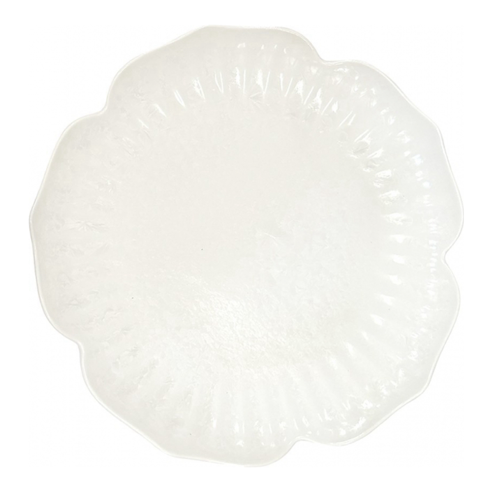 White Floral Porcelain Presentation Plate 33cm