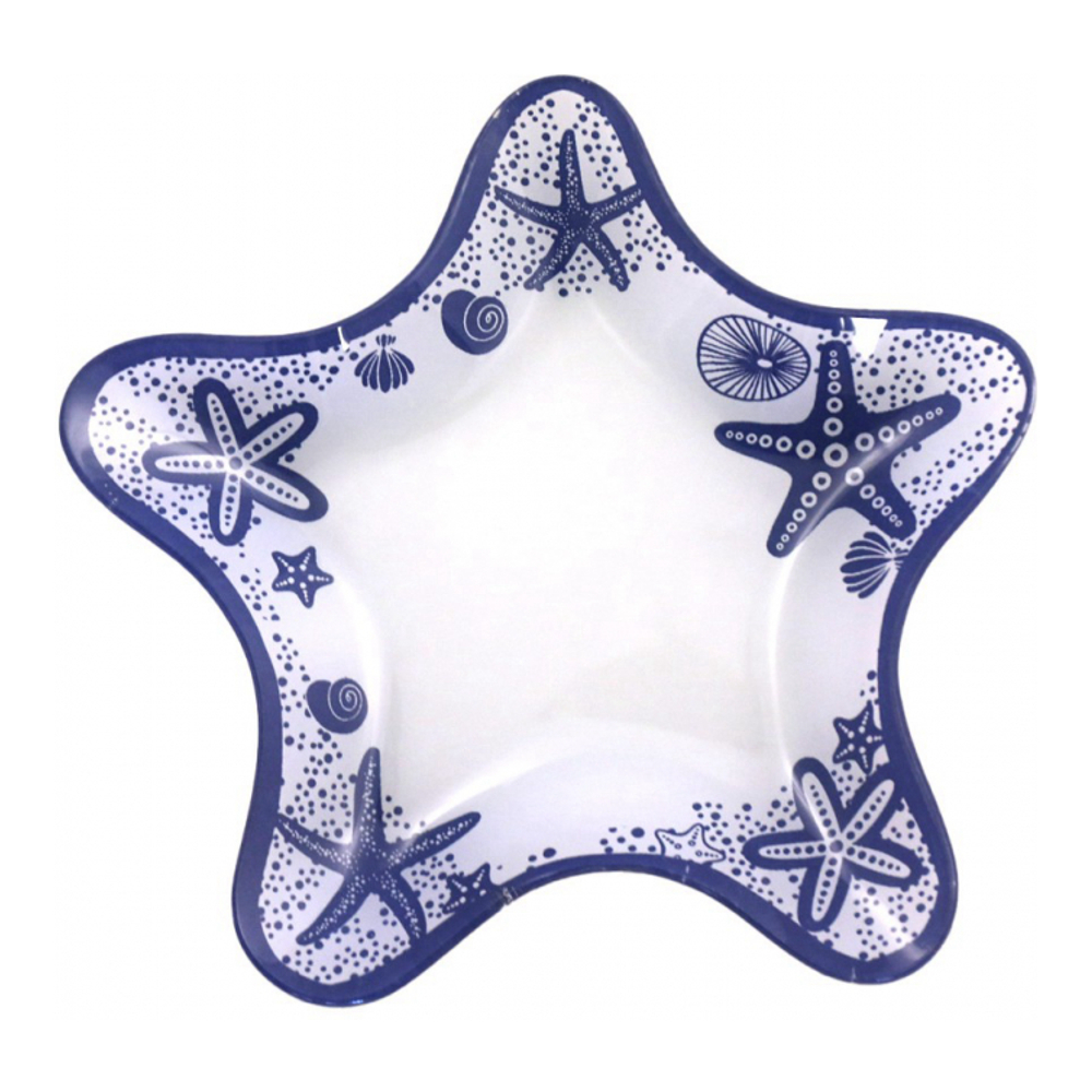 Blue Starfish Bowl 18.7x20.8x2cm - Set Of 6