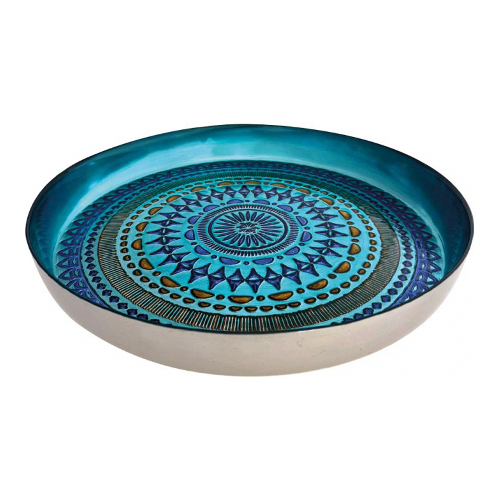 Blue Coachella Tray 34.5x34.5x4.5cm