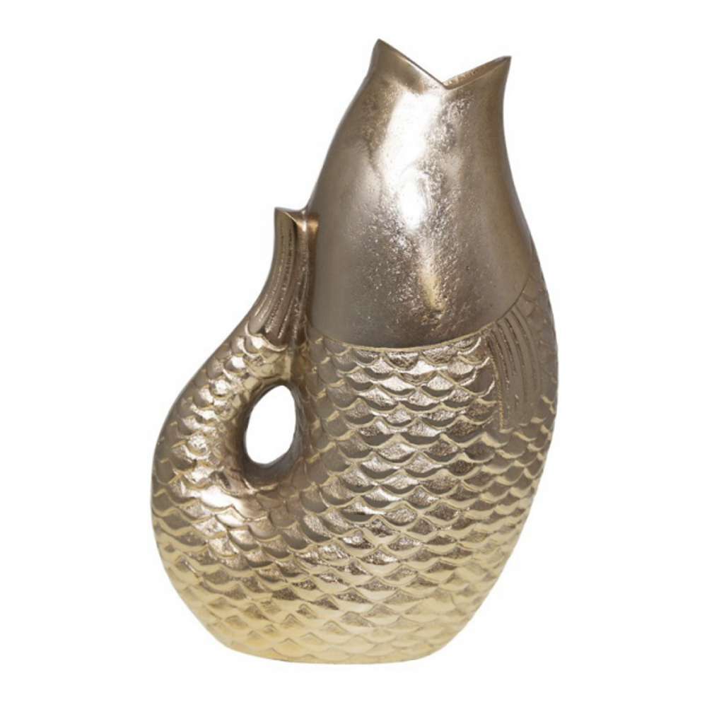 Golden Fish Vase 20x12.5x32.5cm