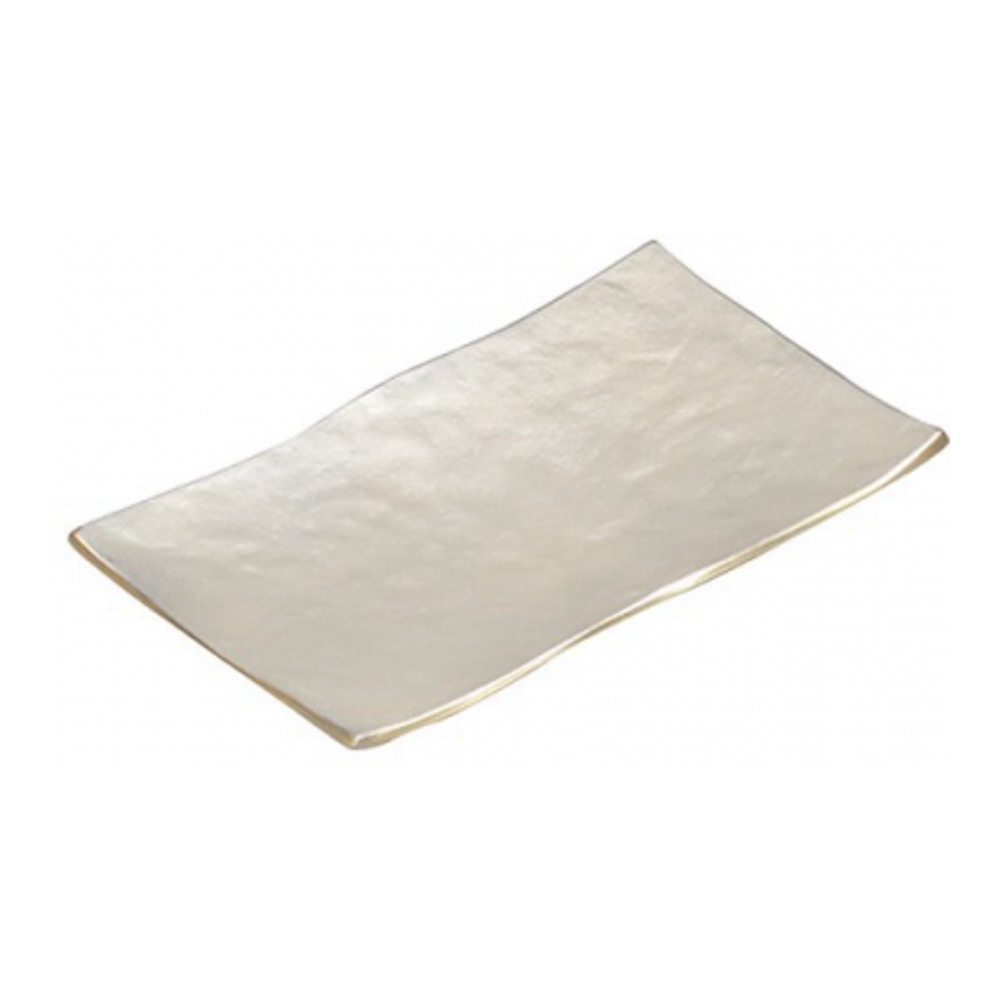 Double Sand Candleholder In Aluminium 15x11x5.5cm