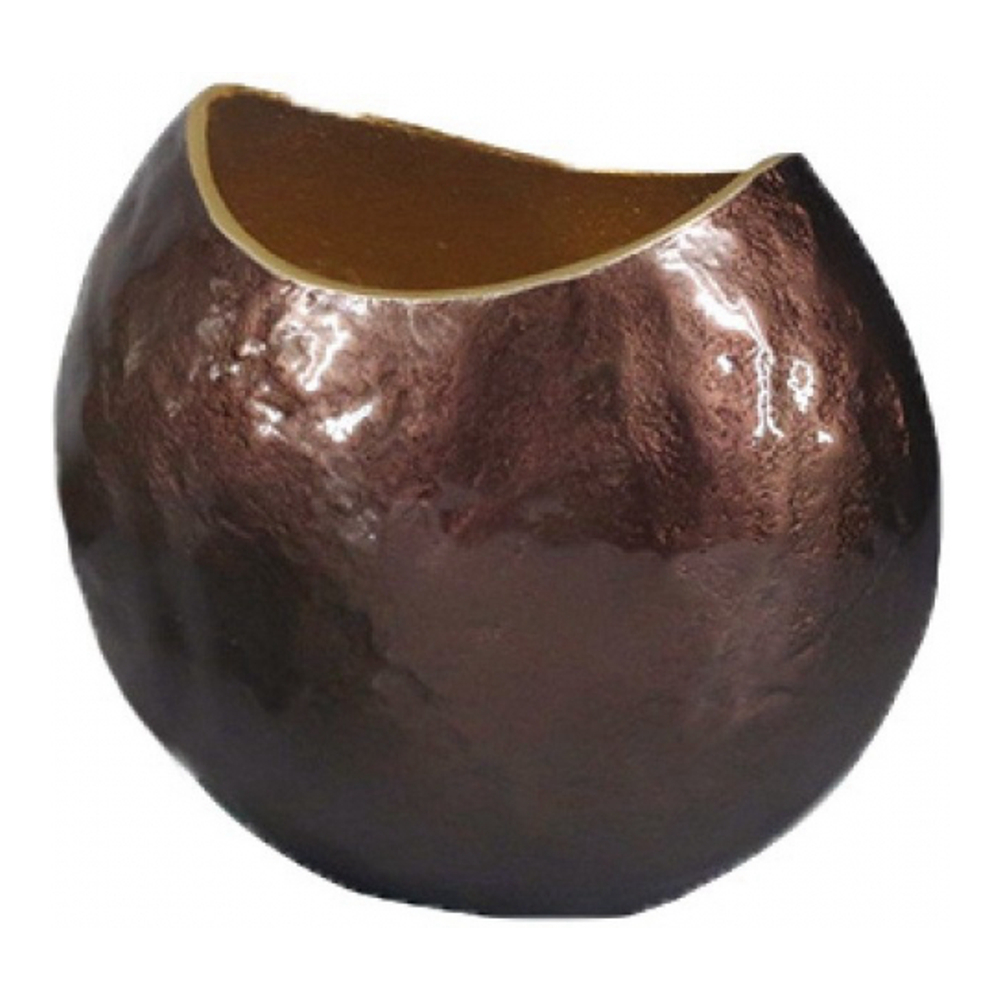 Brown Oval Vase 22.5x14.5x18.5cm