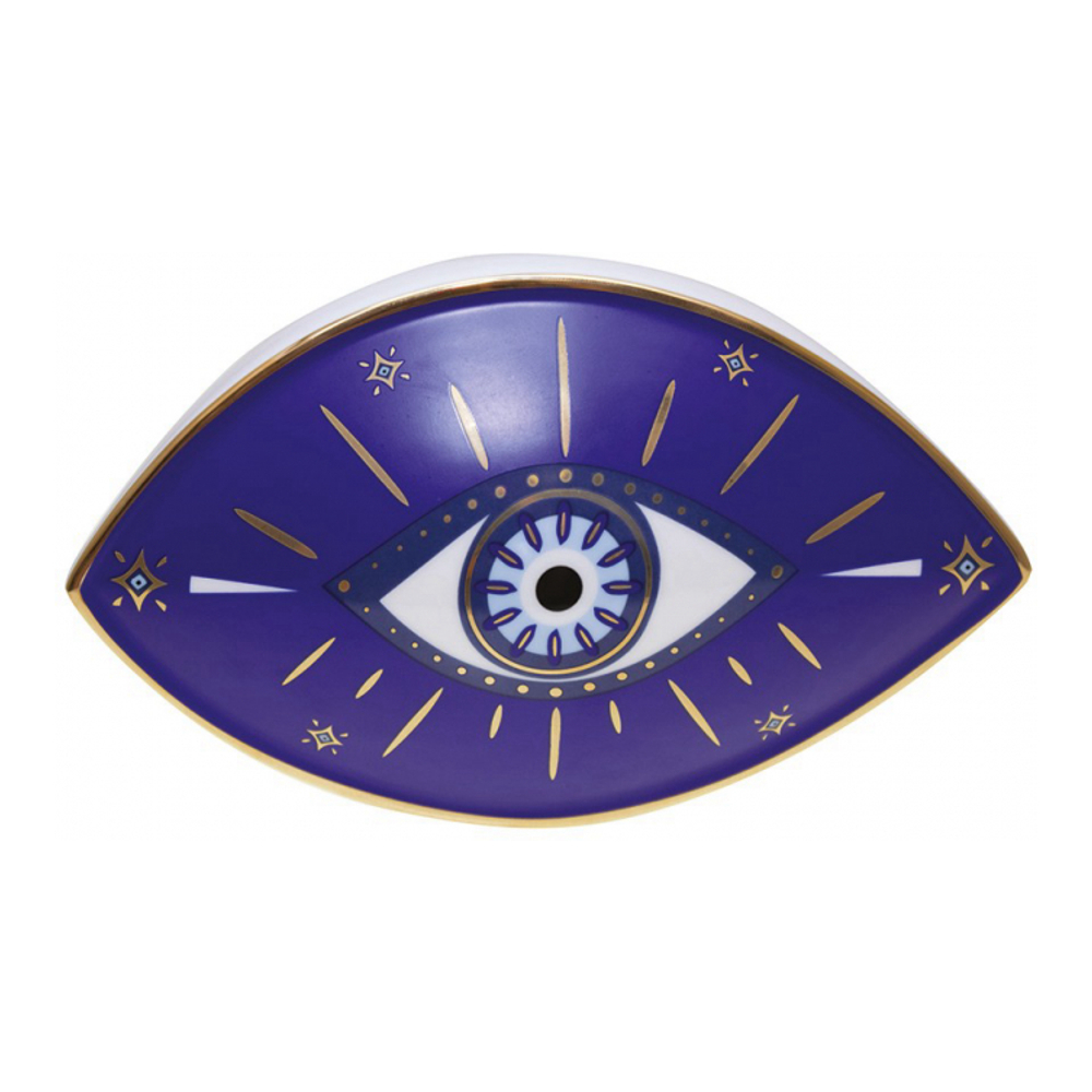 Dark Blue Decorative Eye 20x12x13.5cm