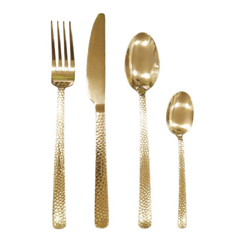 Ménagère 24 Pièces Dorée