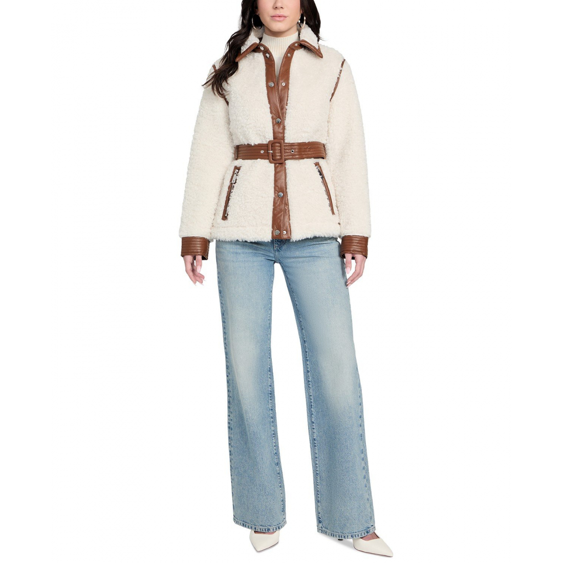 Manteau à ceinture pour Femmes