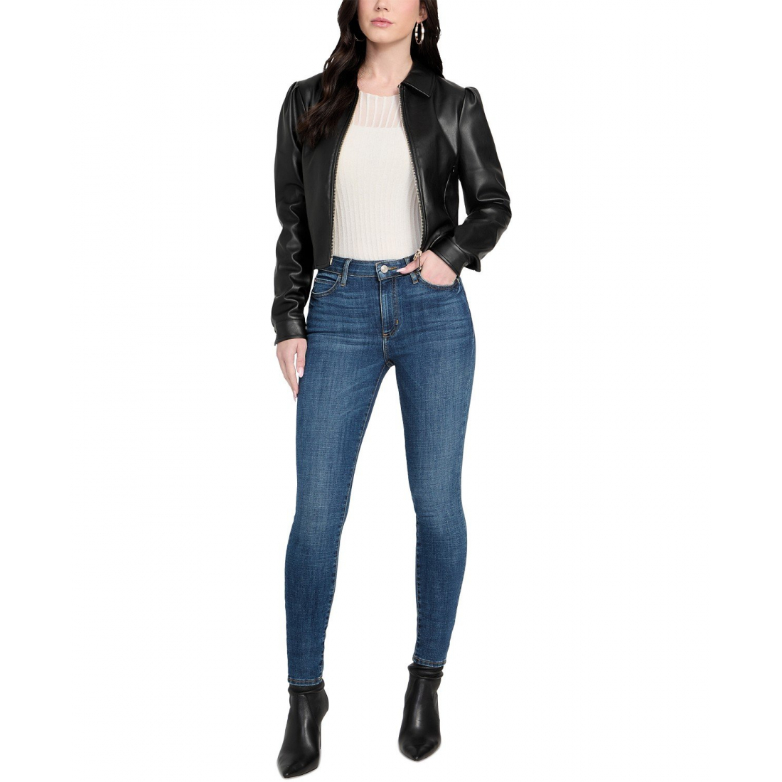 Blouson bomber 'Zip-Front' pour Femmes