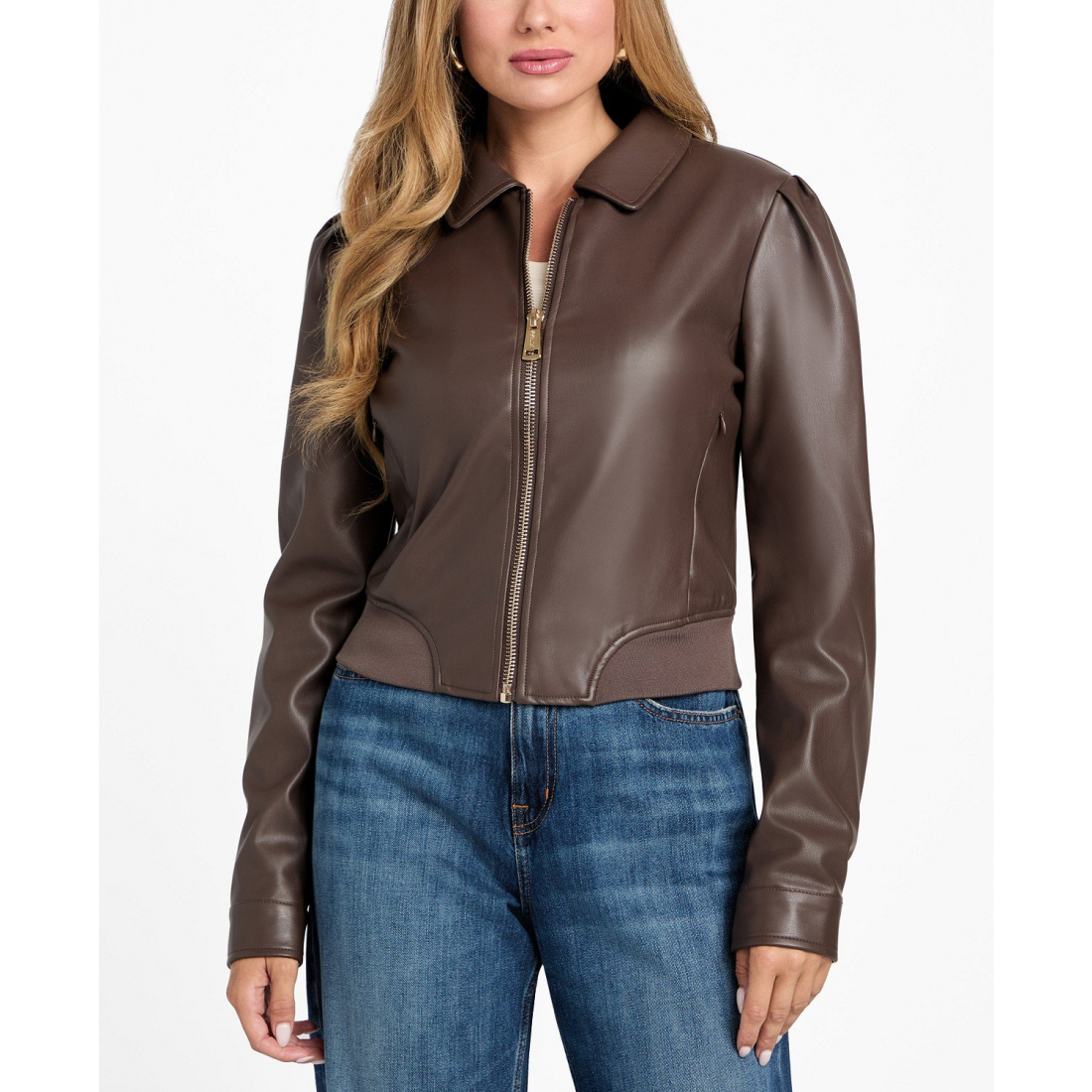Blouson bomber 'Zip-Front' pour Femmes