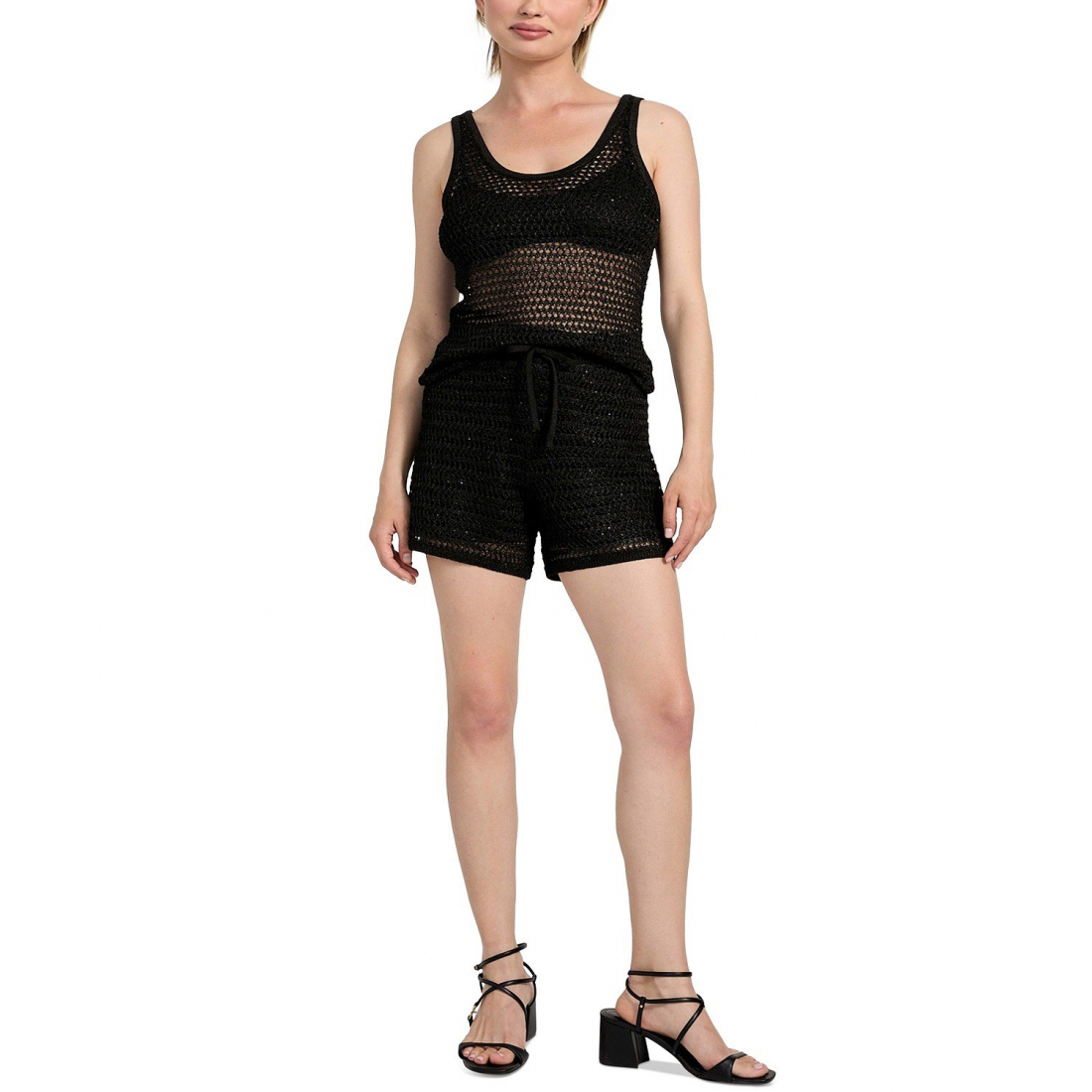 Débardeur 'Ava Embellished Open-Stitch' pour Femmes