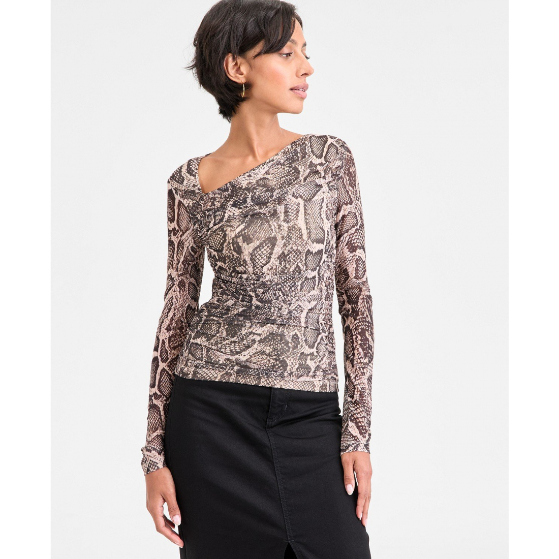 Top à manches longues 'Bernardette' pour Femmes