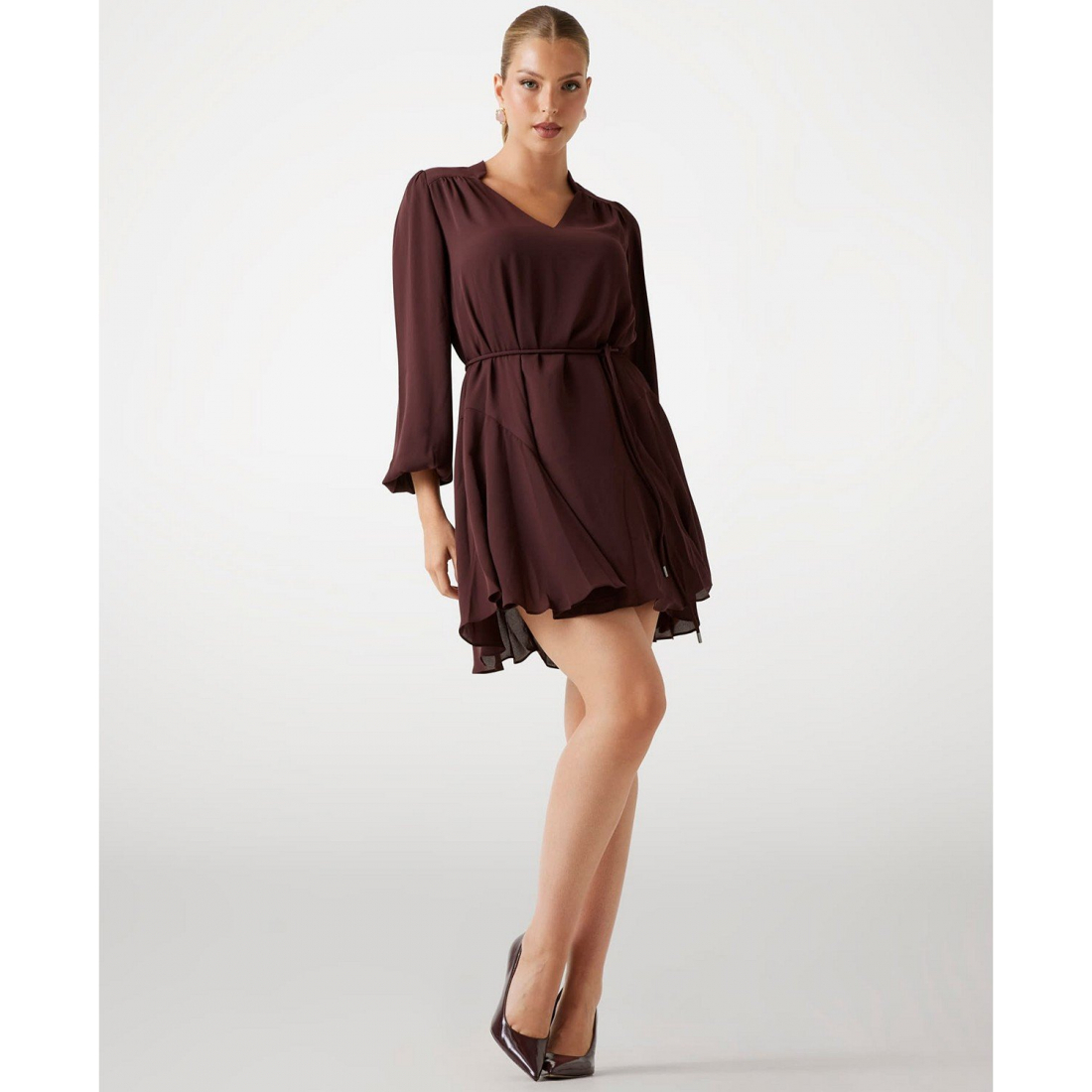 Women's 'Wanda Flare' Long-Sleeved Dress