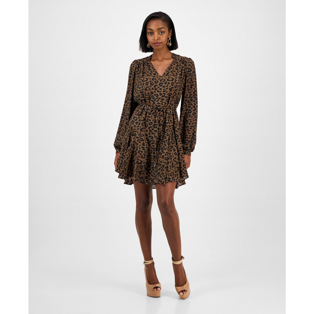 Women's 'Wanda Flare' Long-Sleeved Dress