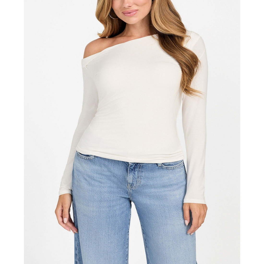 Top à manches longues 'Julianna Asymmetric' pour Femmes