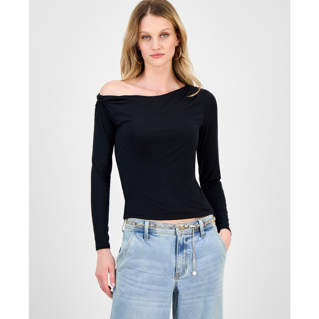 Top à manches longues 'Julianna Asymmetric' pour Femmes