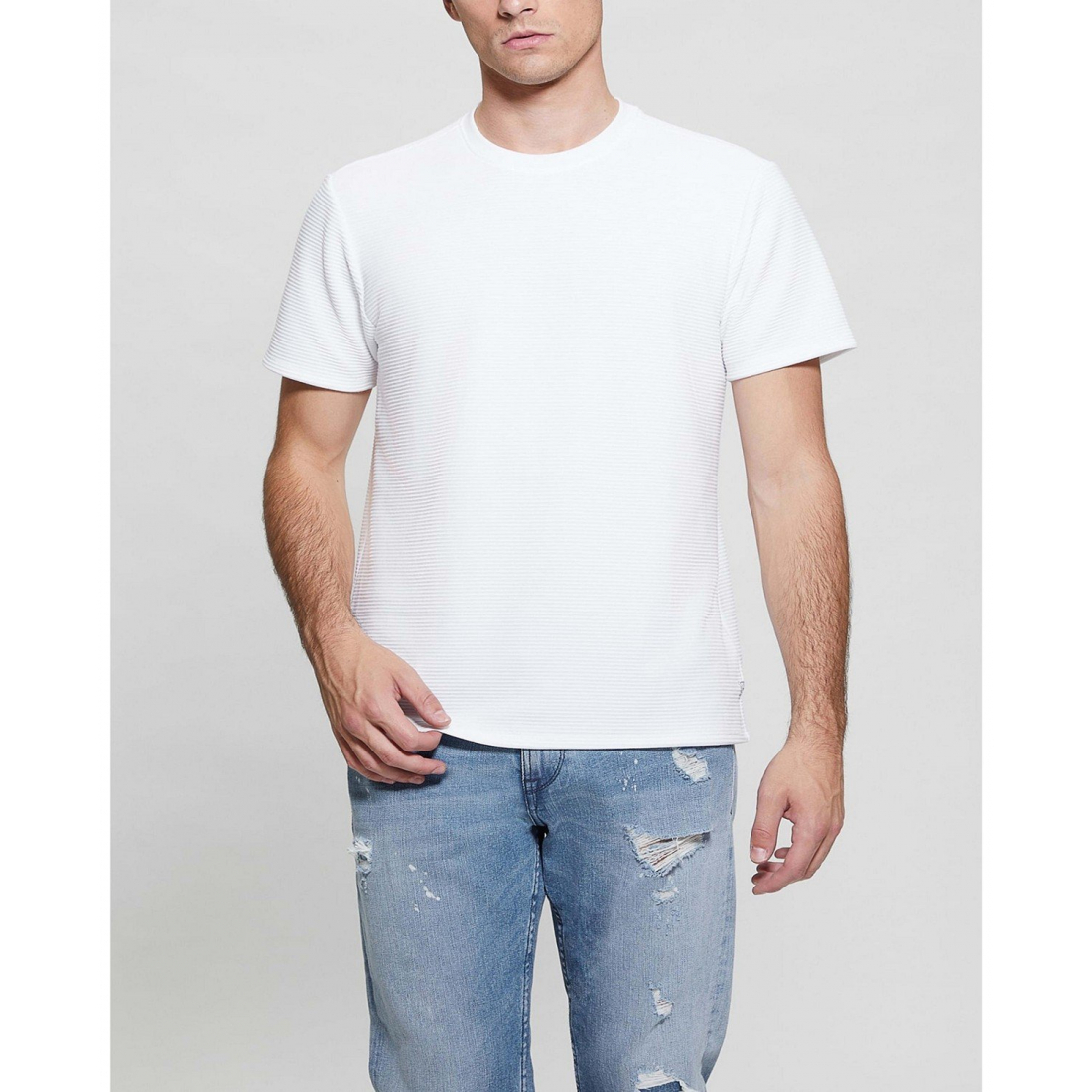 T-shirt 'Textured Stripe' pour Hommes