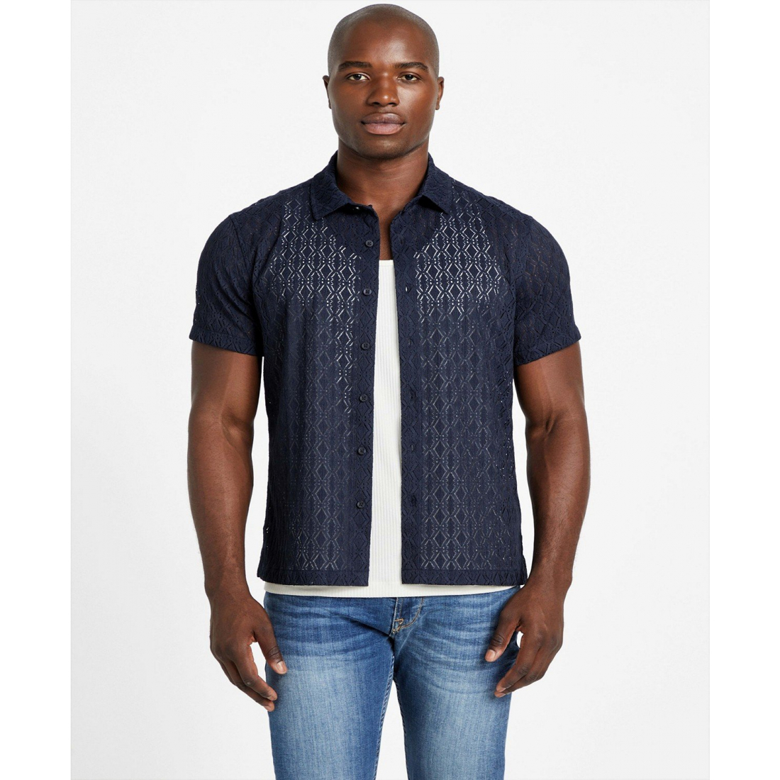 Chemise à manches courtes 'Reeves Woven Button-Up' pour Hommes