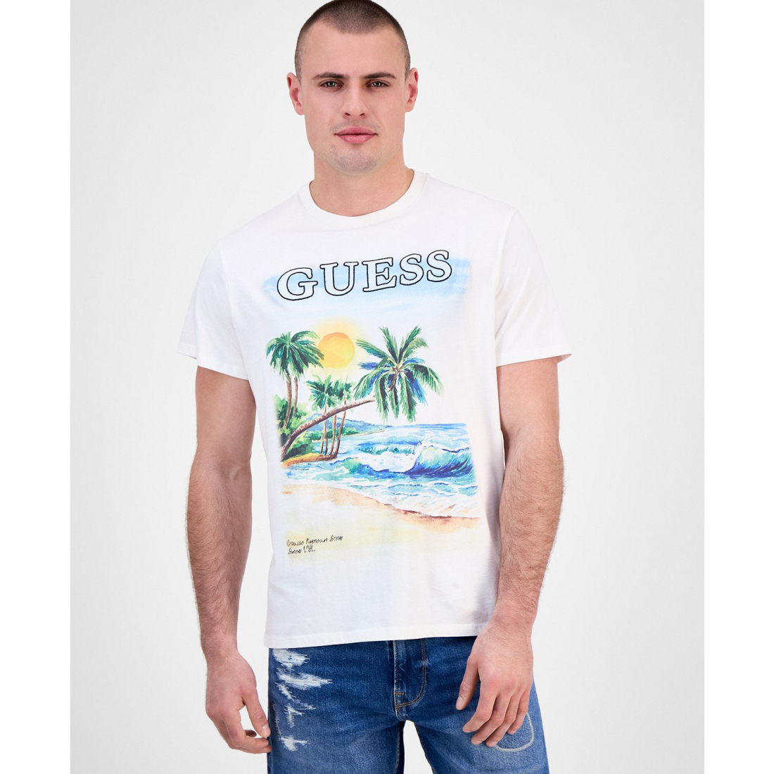 T-shirt 'Oceans View Graphic' pour Hommes