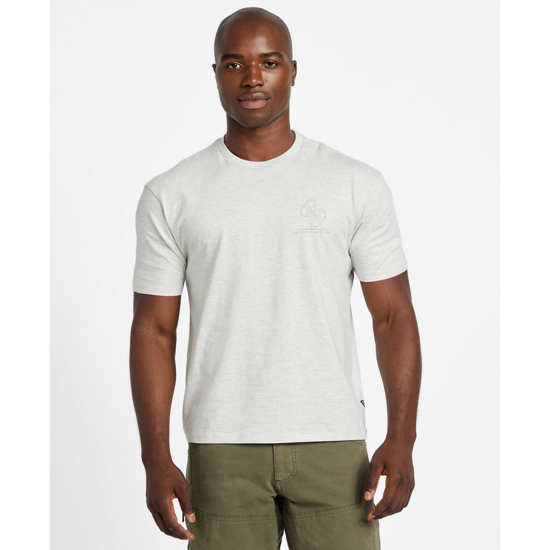 T-shirt 'Distressed Quattro G Relaxed-Fit Graphic' pour Hommes