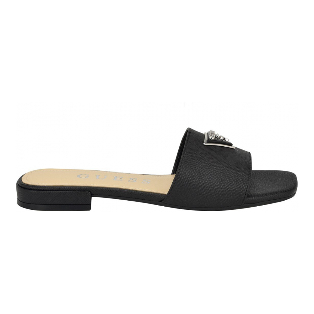Sandales plates 'Tamsea One Band Square Toe Slide' pour Femmes