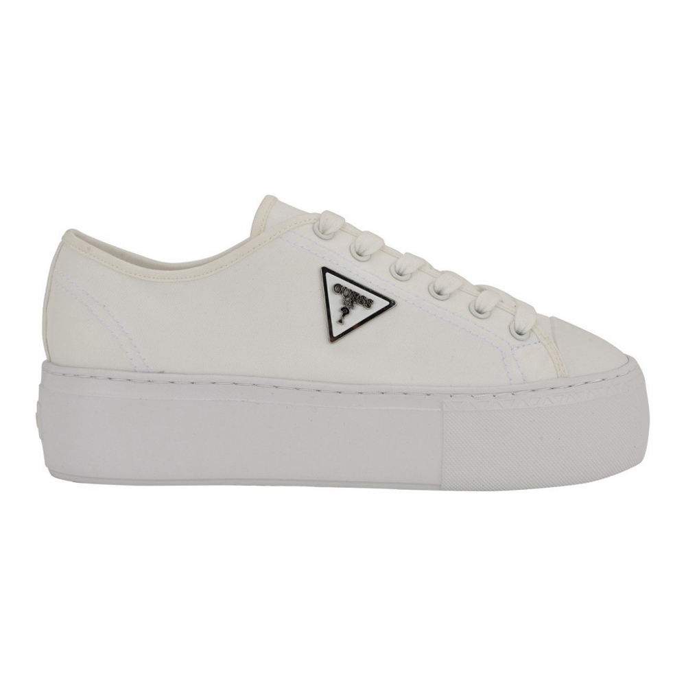 Sneakers à semelle plateforme 'Joezi Triangle Logo Lace-Up' pour Femmes