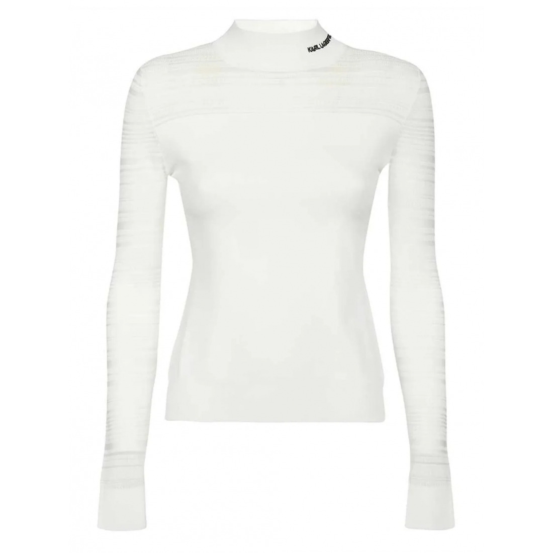 Top à manches longues 'Logo-Embroidered' pour Femmes