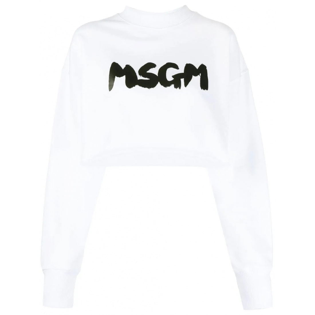 Women's 'Logo-Print Cropped' Sweatshirt