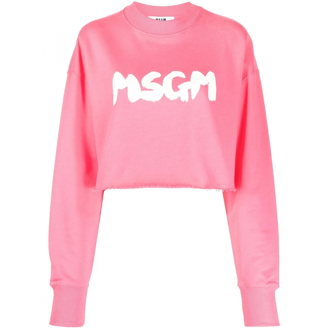 Women's 'Logo-Print Cropped' Sweatshirt