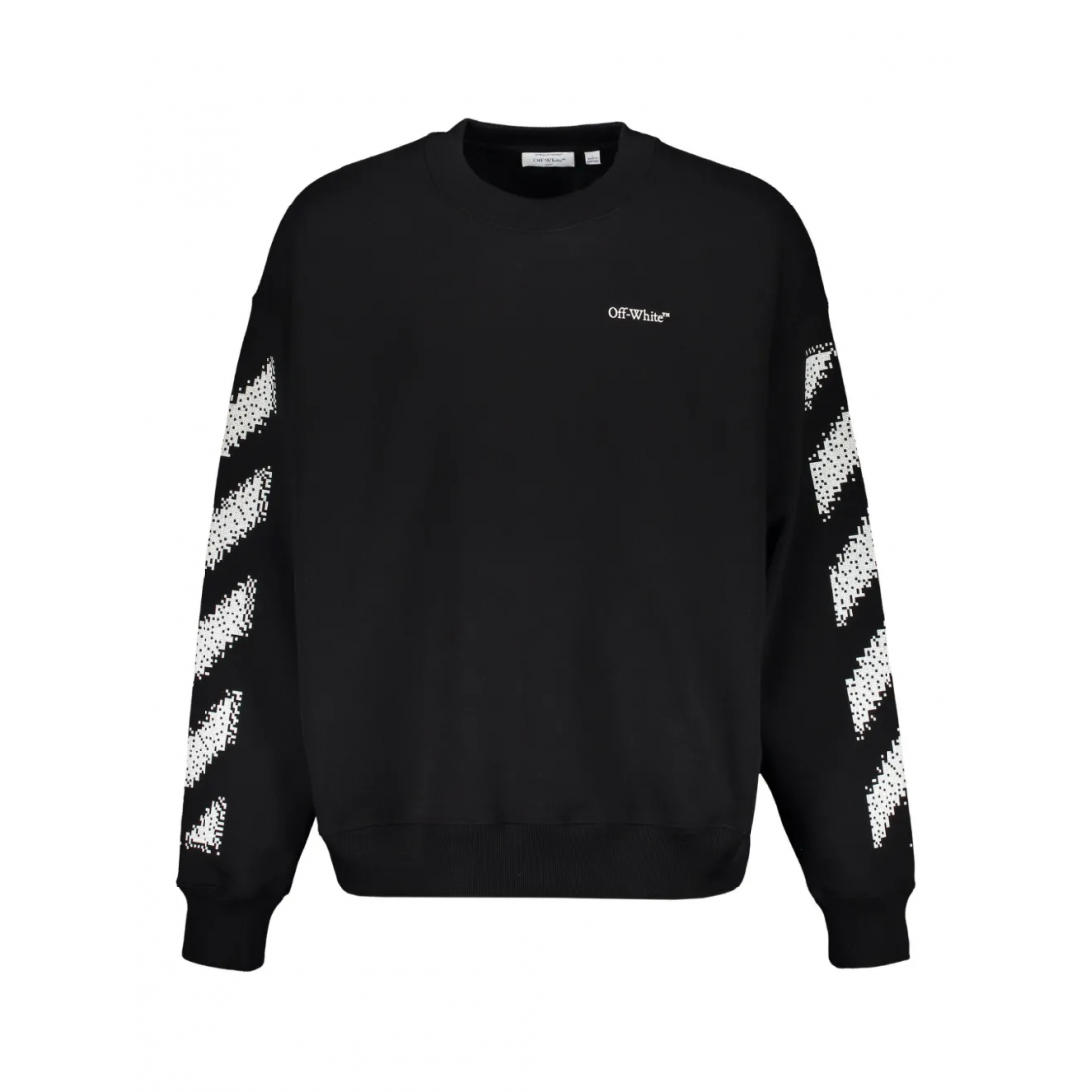 Sweatshirt 'Diagonal-Stripes Crew-Neck' pour Hommes