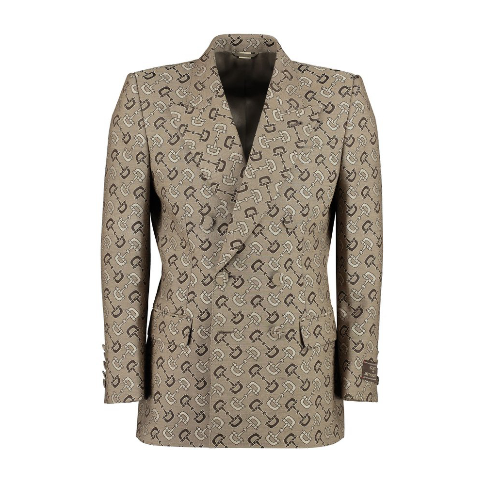 Veste 'GG Pattern Double-Breasted' pour Hommes