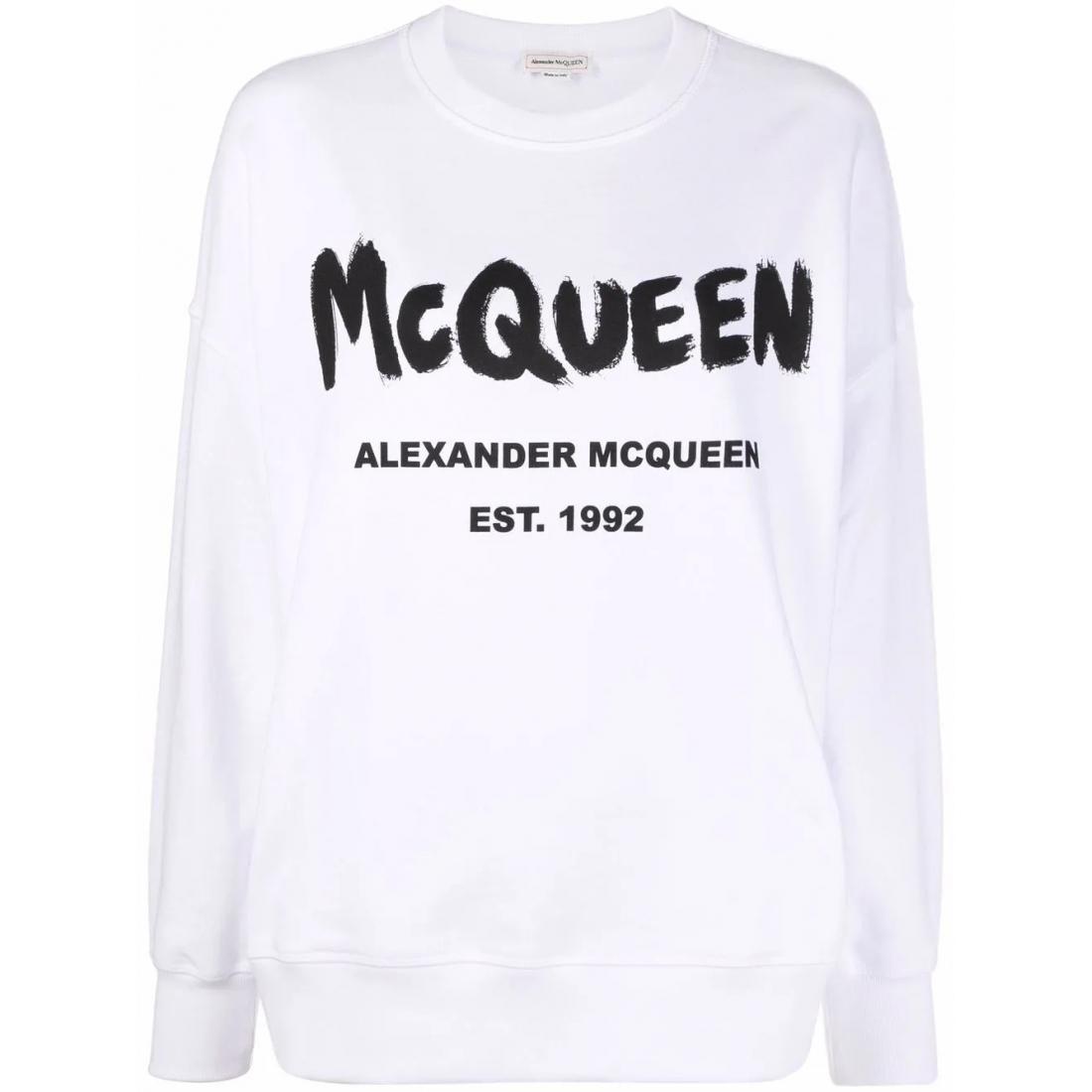 Sweatshirt 'Logo-Print Crew Neck' pour Femmes
