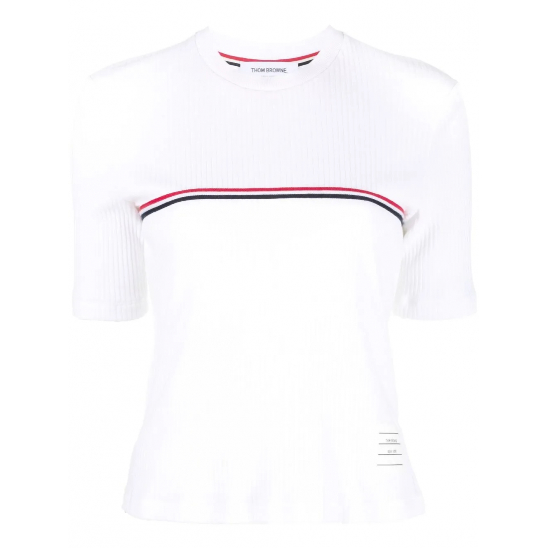 T-shirt 'Rwb Stripe Ribbed' pour Femmes