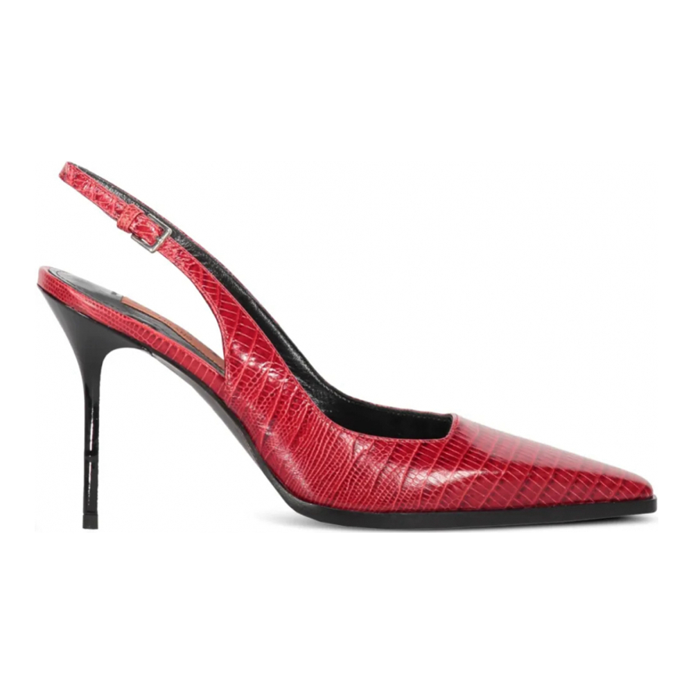 Women's 'Lizard-Skin Print' Slingback Pumps