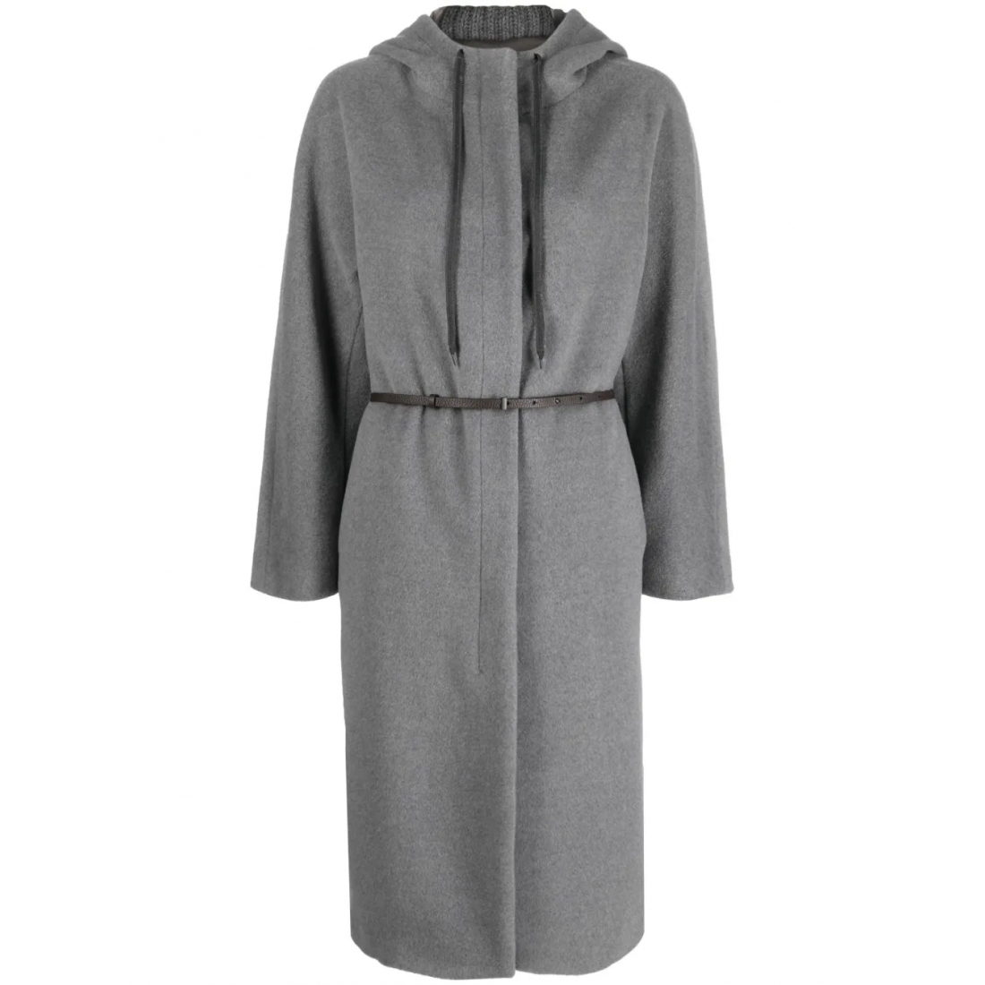 Manteau à ceinture 'Drawstring-Hood' pour Femmes