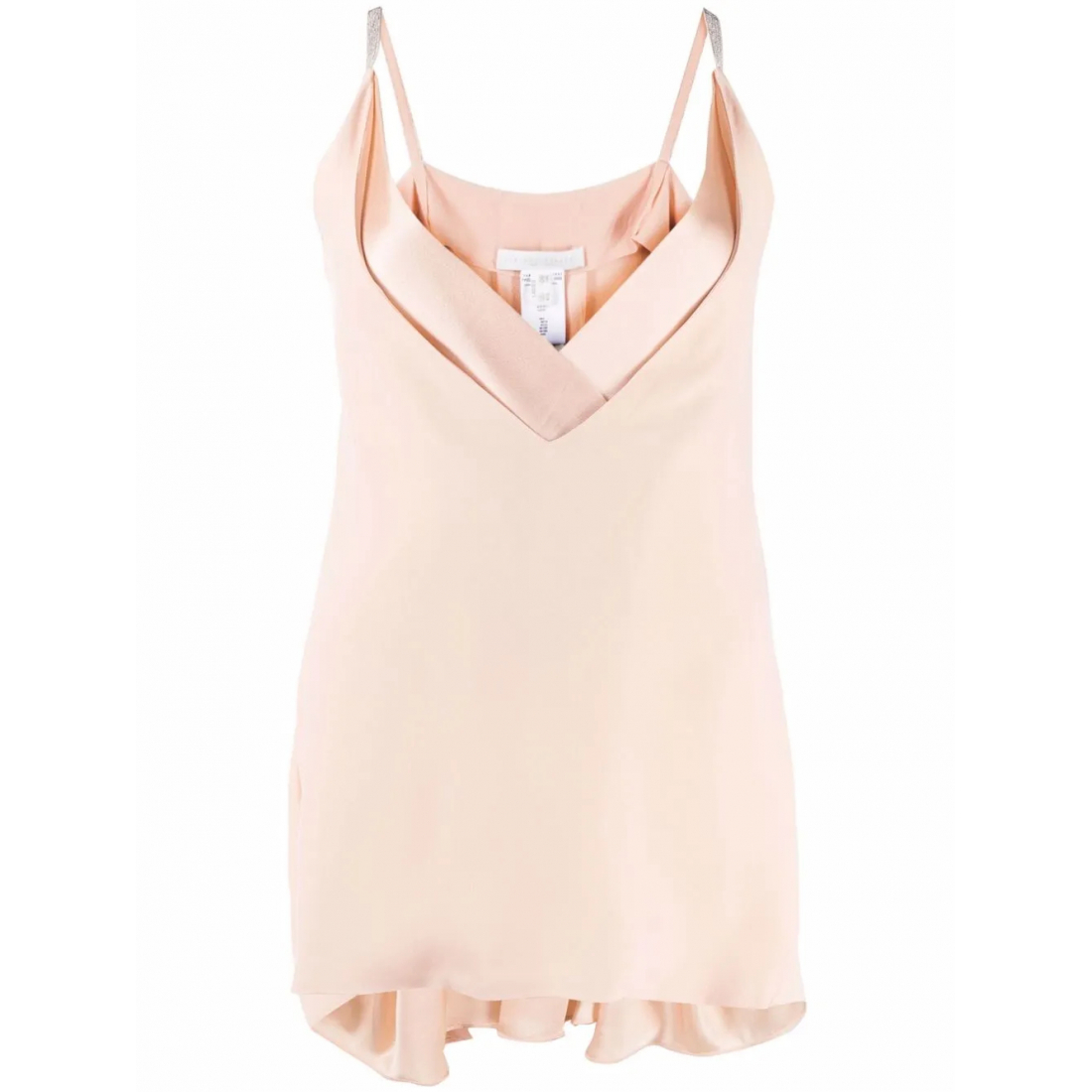 Top à manches courtes 'Metallic Strap' pour Femmes