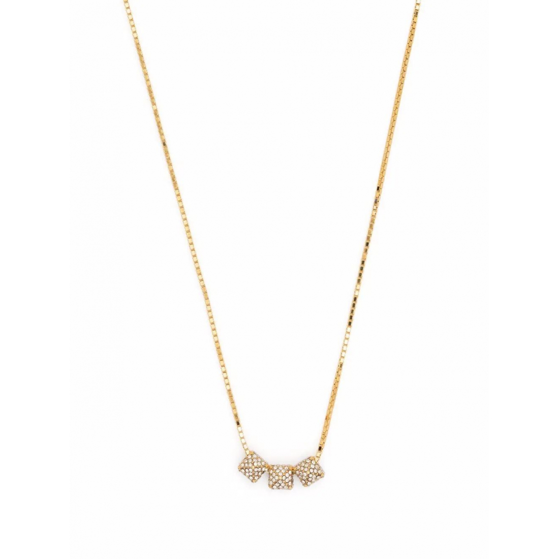 'Crystal-Embellished Rockstud' Halskette für Damen