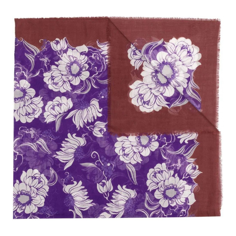 Foulard 'Floral-Print' pour Femmes