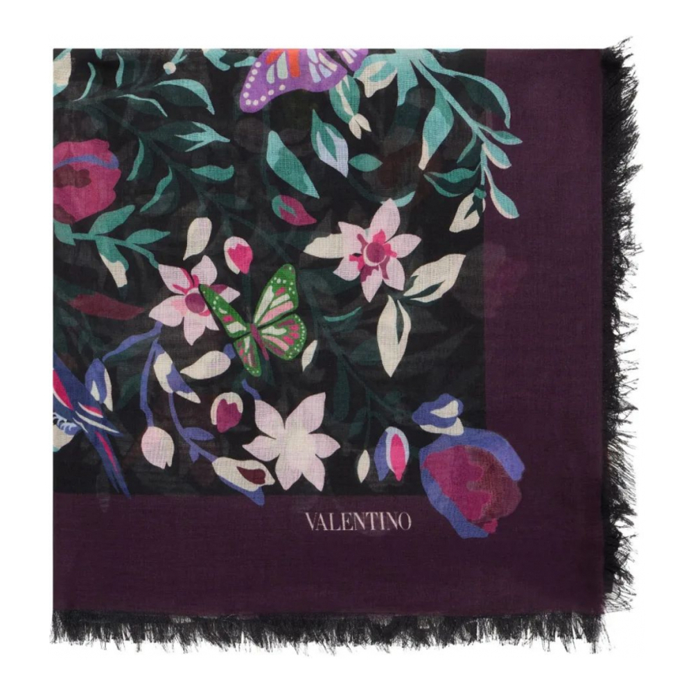Foulard 'Floral-Print' pour Femmes