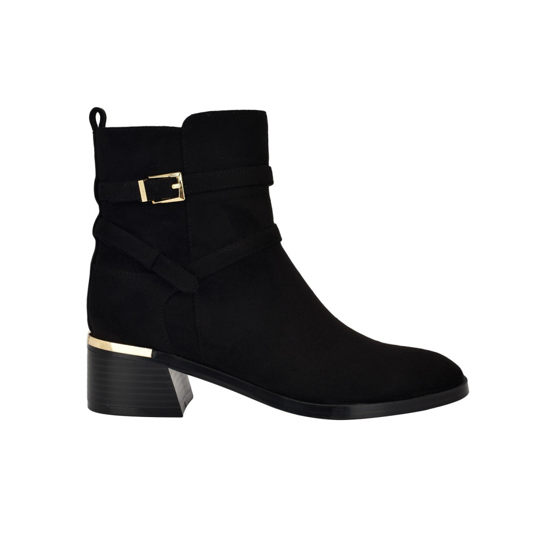 'Jasen Buckle Strap Block Heel Booties' pour Femmes