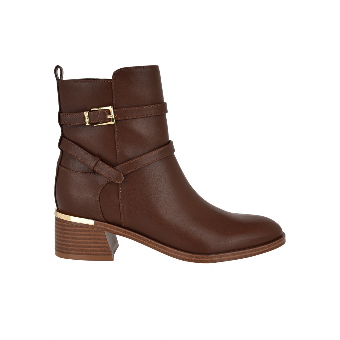 'Jasen Buckle Strap Block Heel Booties' pour Femmes