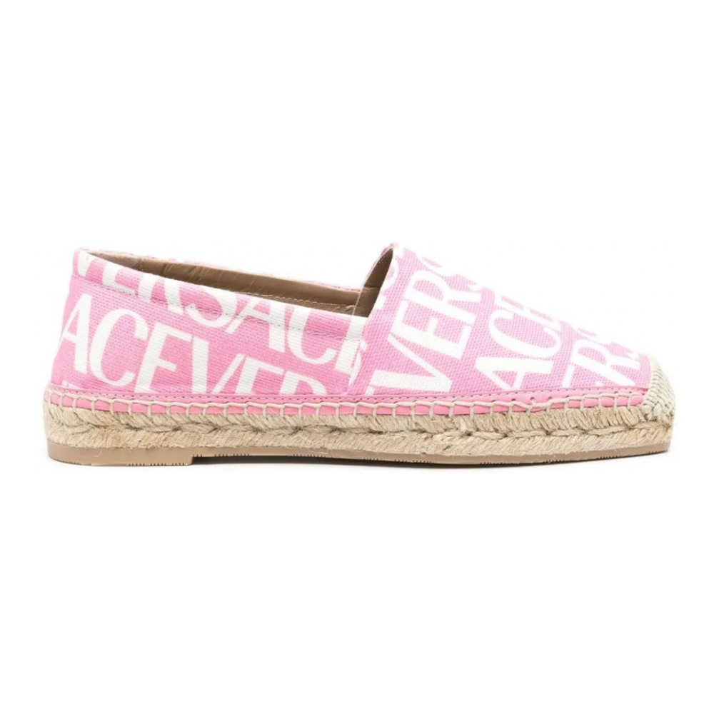Women's 'All-Over Logo Print' Espadrilles