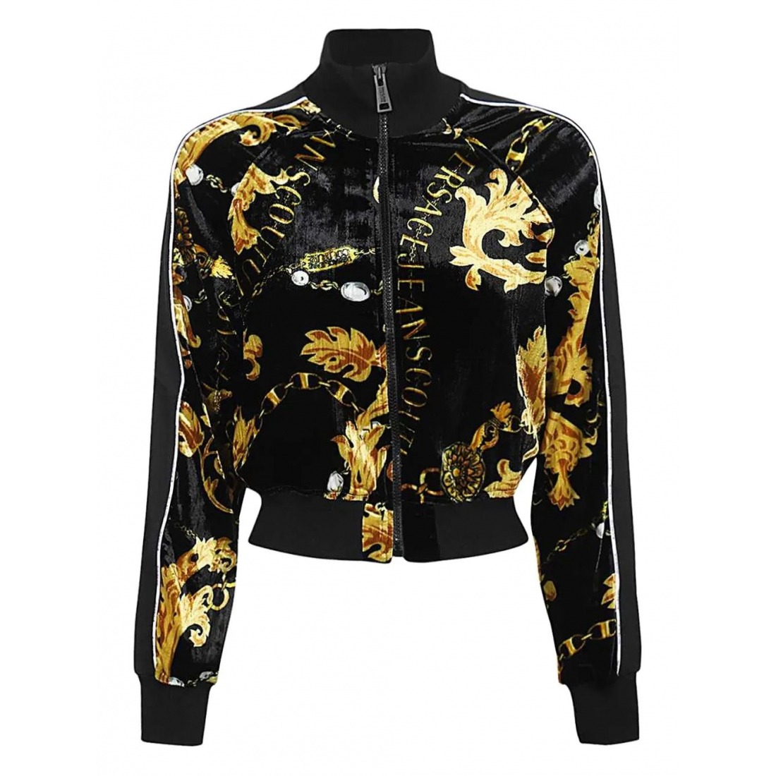 Veste 'Baroque-Print Velvet' pour Femmes