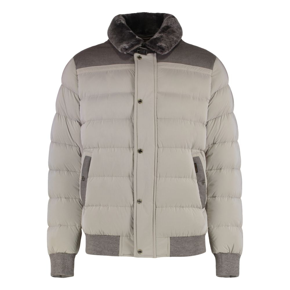 Doudoune en plumes 'Zip And Snap Button Fastening' pour Hommes