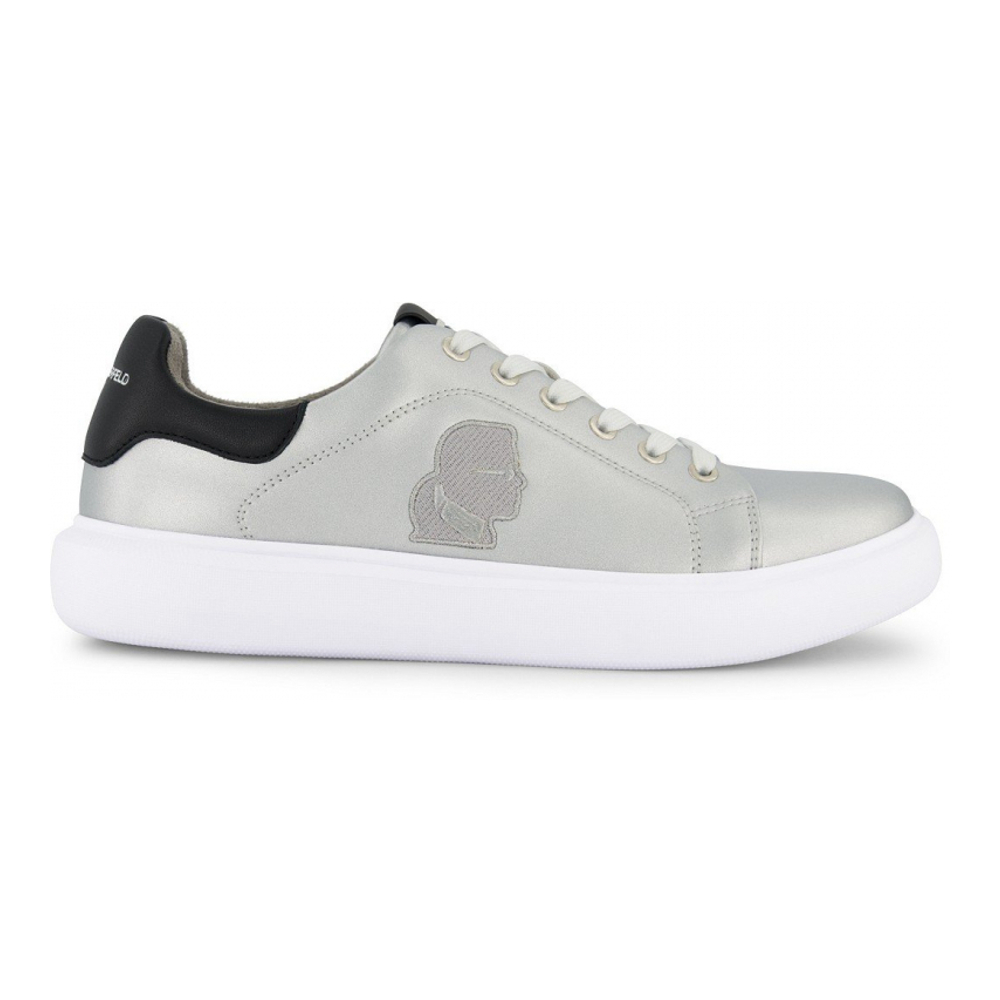 'Embroidered Karl Head Profile Sneakers' pour Hommes