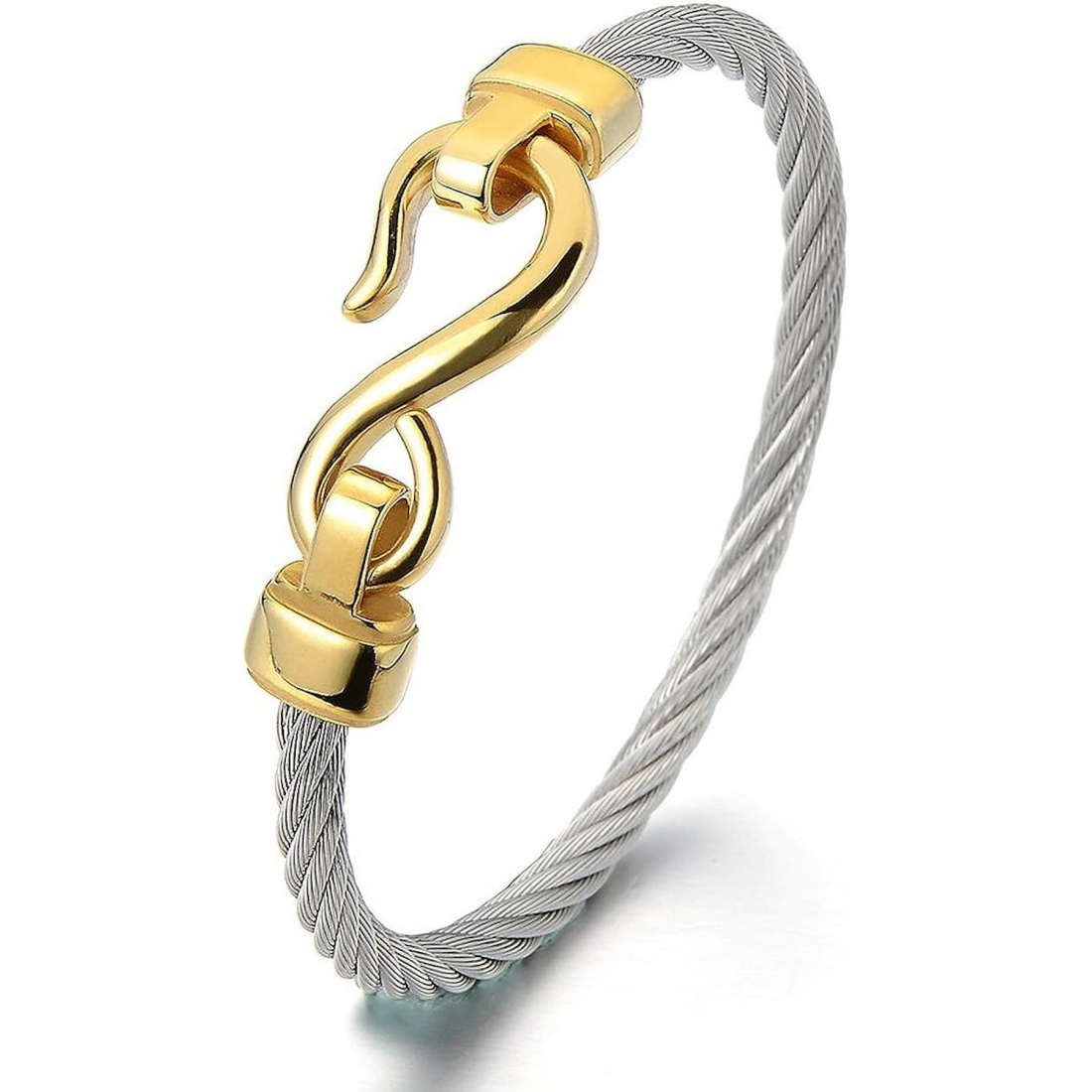 '18K Two Tone Modern' Armreifen für Herren