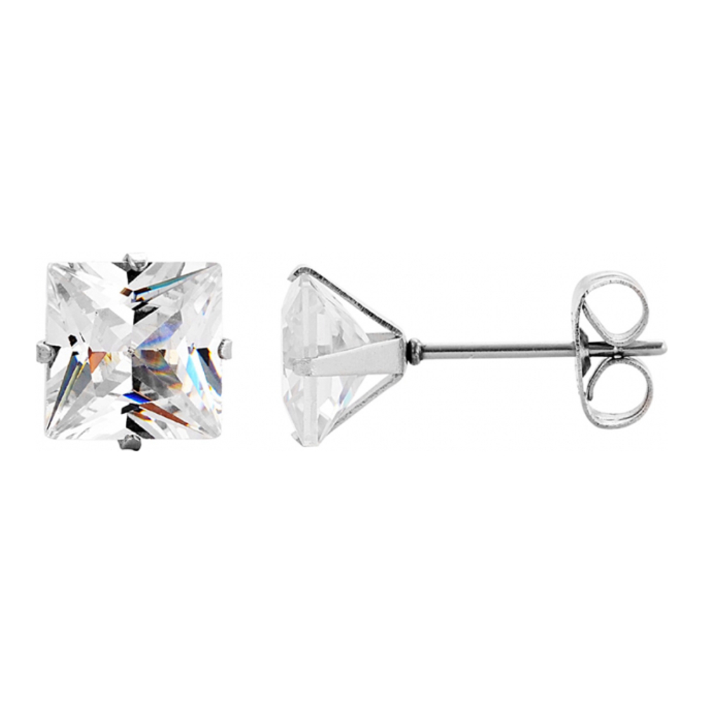 Boucles d'oreilles 'Square Stud' pour Hommes