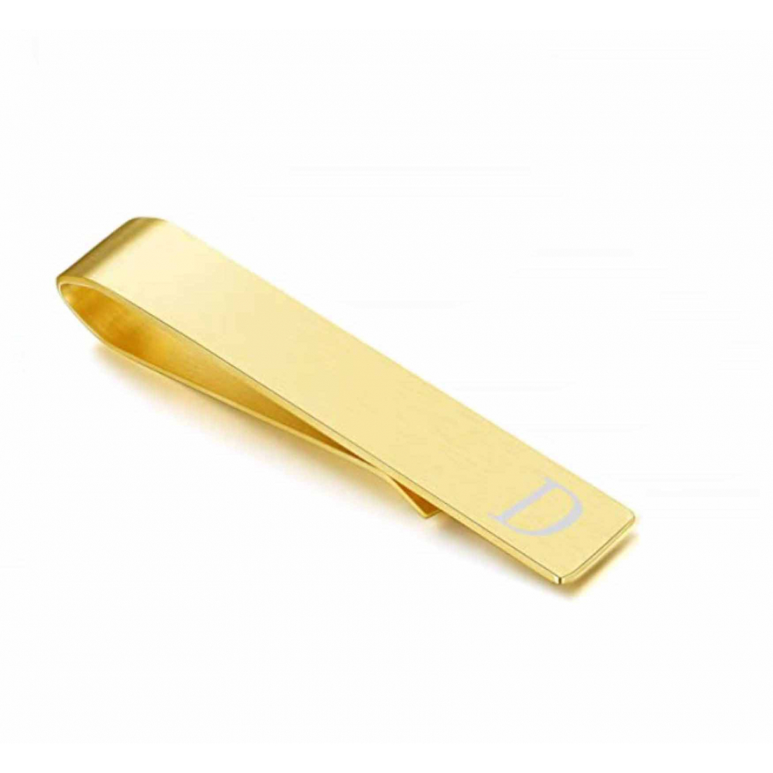 Men's 'Plated Initial D Tie Bar' Tie Clip