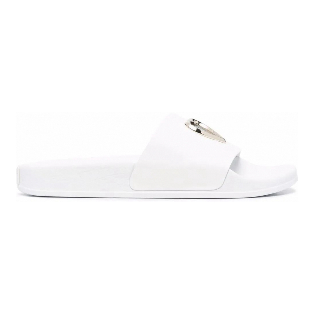 Women's 'Heart Plaque' Slides