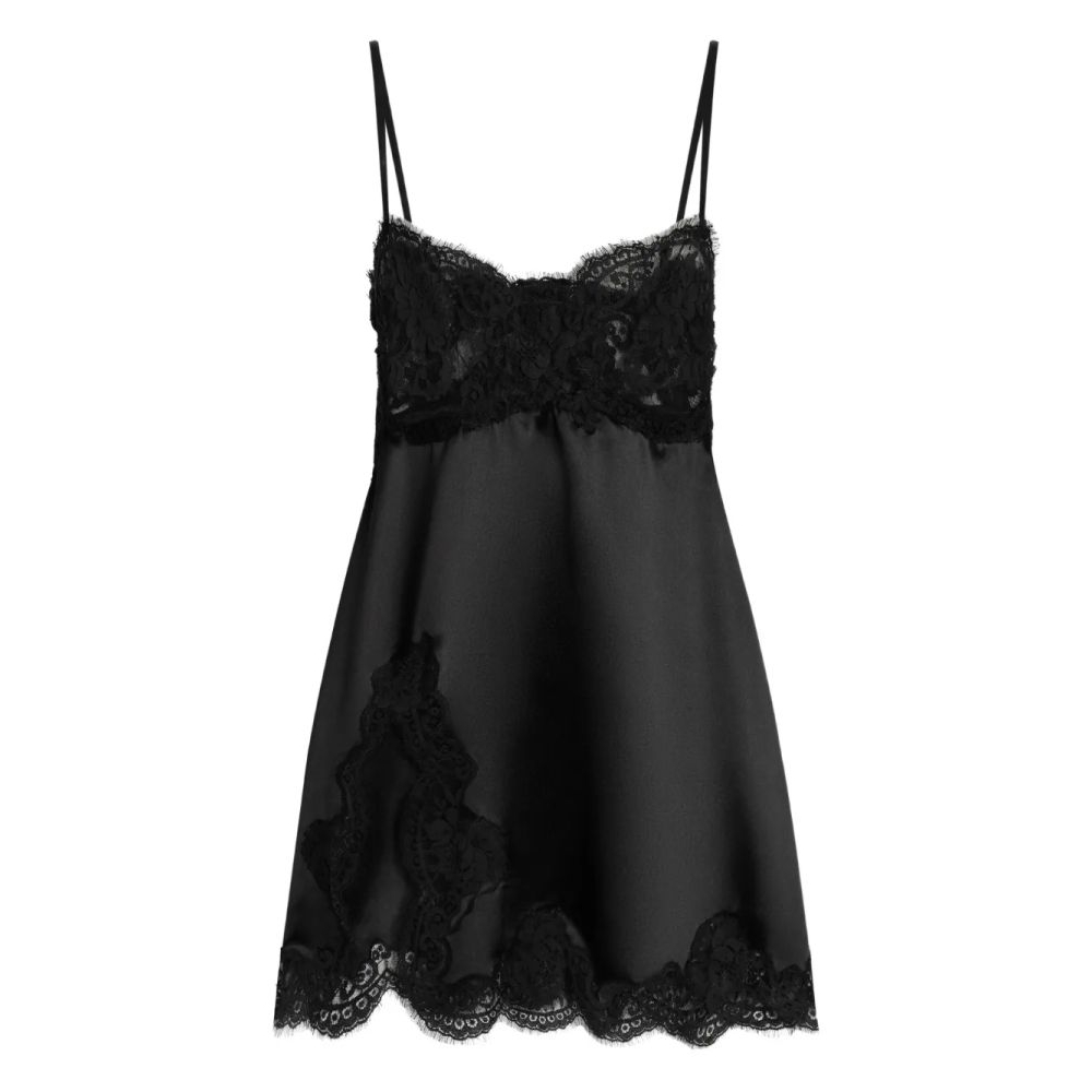 Women's 'Lace-Trimmed Slip' Mini Dress